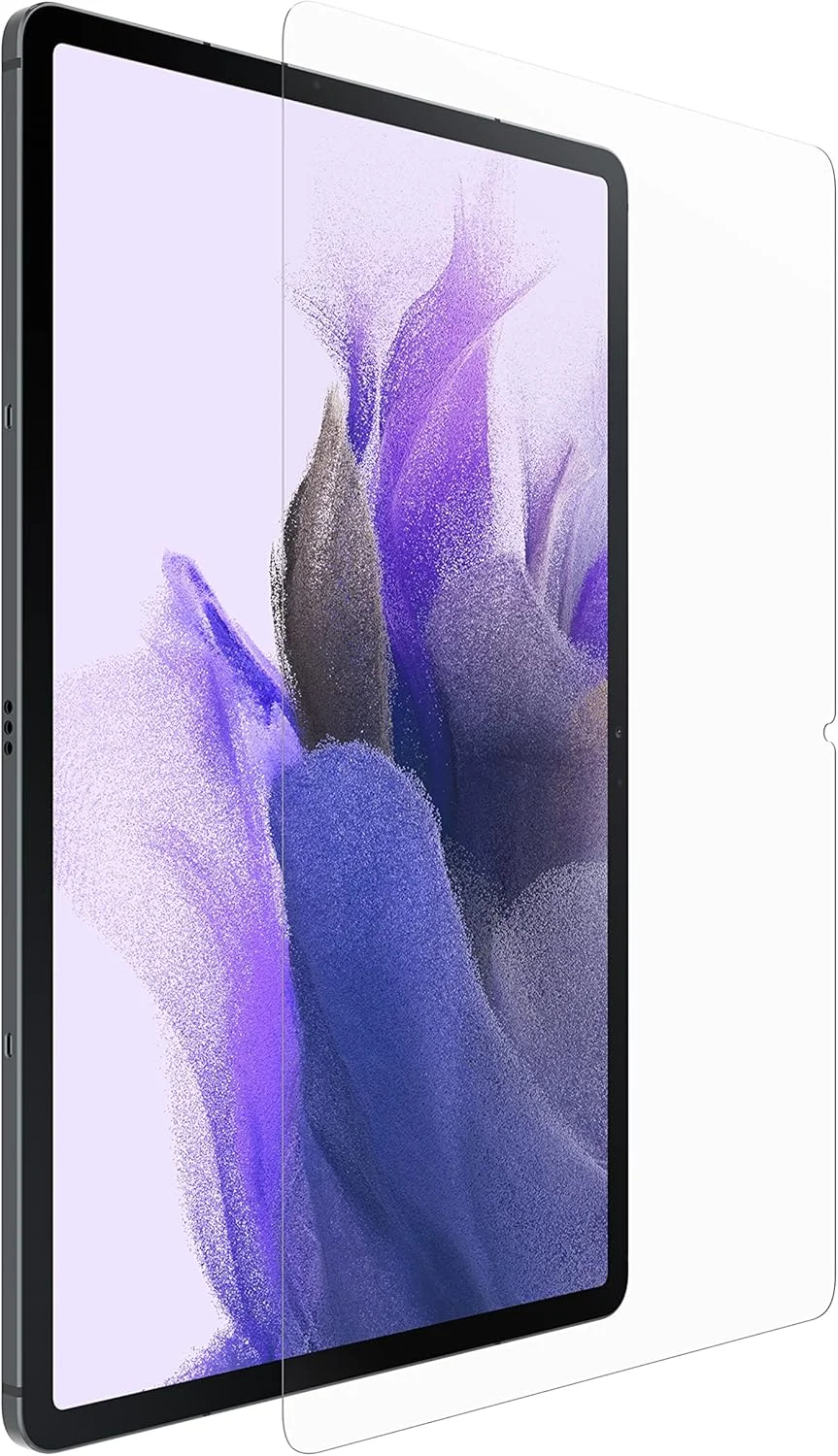 محافظ صفحه نمایش شیشه ای OtterBox Alpha Glass برای Samsung Galaxy Tab S7 FE 5G، شیشه حرارت دیده، محافظت در برابر خط و خش x2