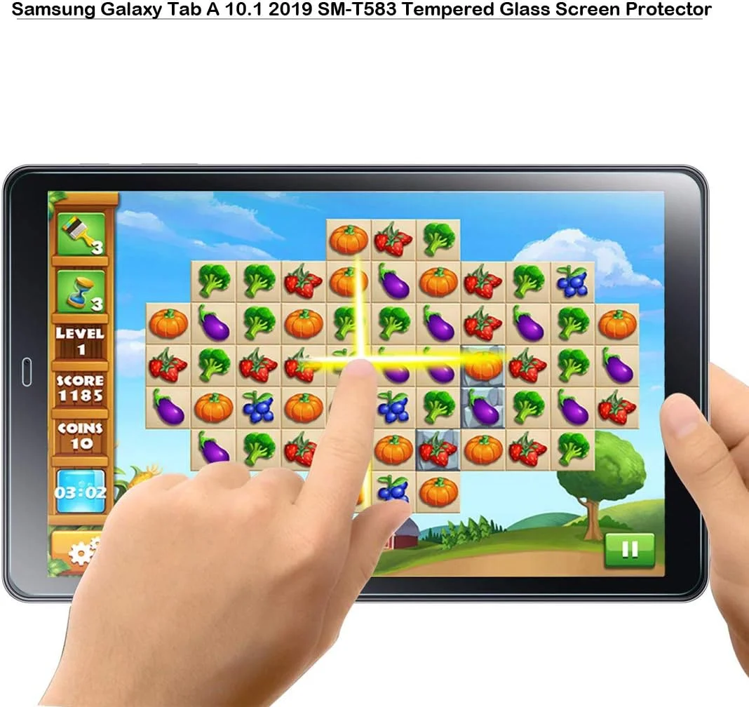 محافظ صفحه نمایش شیشه ای حرارت دیده سامسونگ گلکسی تب Advanced 2 SM-T583 با سختی 9H محافظ صفحه نمایش شیشه ای حرارت دیده سامسونگ گلکسی تب Advanced 2 SM-T583 با سختی 9H