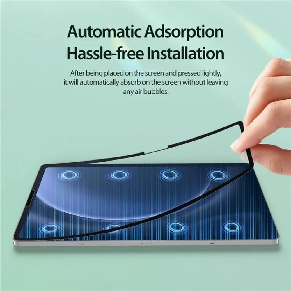 محافظ صفحه نمایش کاغذی DUX DUCIS سری [Naad] طراحی شده برای تبلت سامسونگ گلکسی تب S9/S9 FE/S8/S7، فیلم مات PET با حس کاغذ - مشکی (تک عددی)