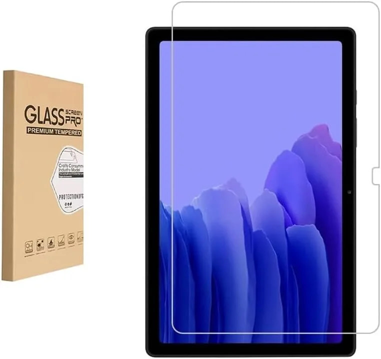محافظ صفحه نمایش شیشه ای حرارت دیده طراحی شده برای تبلت سامسونگ گلکسی تب T500-T505 A7 (2020) 10.4 اینچ، فیلم شیشه ای حرارت دیده گوشی هوشمند، HD، سختی 9H، ضد خش، حساس به لمس، محافظت در برابر افتادن
