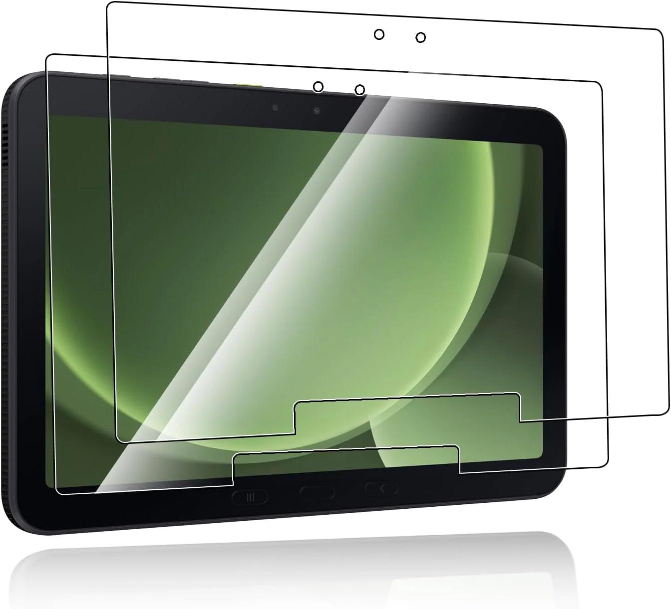 محافظ صفحه نمایش yystao (دو عددی) برای تبلت سامسونگ گلکسی تب اکتیو 5 پرو 10.1 اینچی، فیلم شیشه ای حرارت دیده - بادوام، ضد خش، حساس به لمس، ضد اثر انگشت محافظ صفحه نمایش yystao (دو عددی) برای تبلت سامسونگ گلکسی تب اکتیو 5 پرو 10.1 اینچی، فیلم شیشه ای حرارت دیده - بادوام، ضد خش، حساس به لمس، ضد اثر انگشت