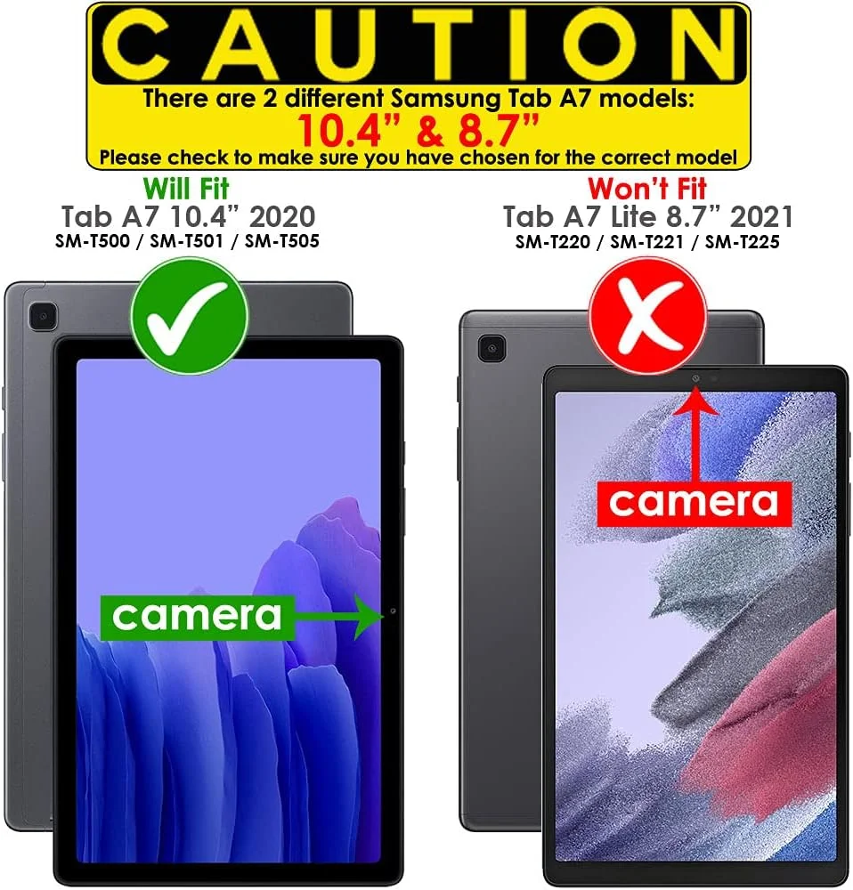 محافظ صفحه نمایش شیشه ای حرارت دیده [2 عددی] TECHGEAR برای تبلت گلکسی تب A7 10.4 اینچی (-T500 / -T505) [سختی 9H] [وضوح HD] [مقاوم در برابر خراش] [بدون حباب] برای تبلت سامسونگ گلکسی تب A7 10.4 اینچی