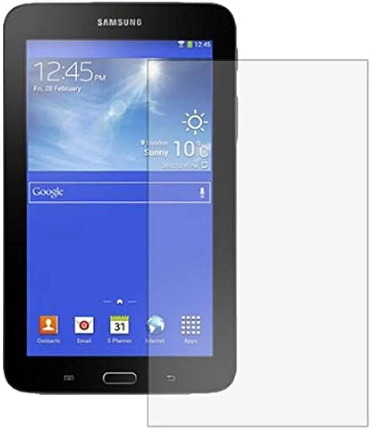 محافظ صفحه نمایش شیشه ای تبلت سامسونگ گلکسی تب 3 T116/T111 محافظ صفحه نمایش شیشه ای تبلت سامسونگ گلکسی تب 3 T116/T111