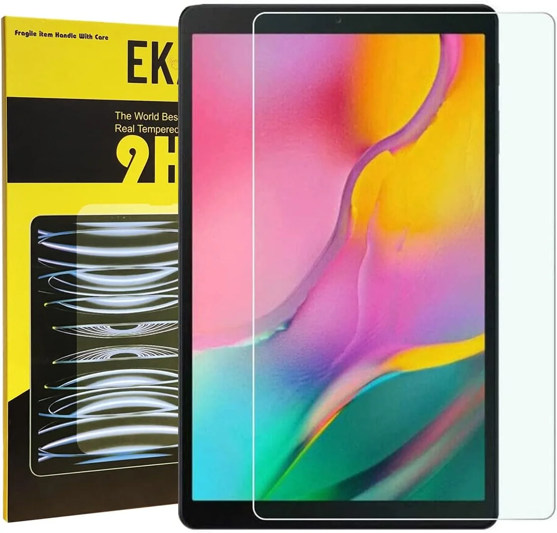 محافظ صفحه نمایش شیشه ای حرارت دیده موبایل استاف برای تبلت سامسونگ گلکسی تب A T515/T510 10.1 2019، [ضد خش] [نصب آسان] [بدون حباب]