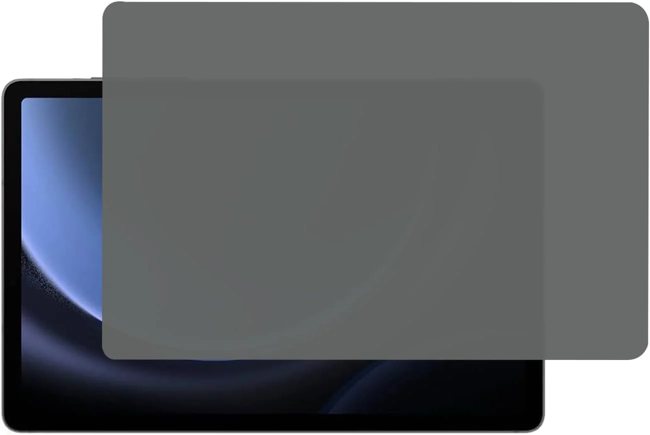 محافظ صفحه نمایش حریم خصوصی BYIUIHS [تک بسته] مناسب برای تبلت سامسونگ گلکسی تب S9 FE 10.9 اینچ، فیلم محافظ صفحه نمایش نرم مات ضد تابش و ضد خش