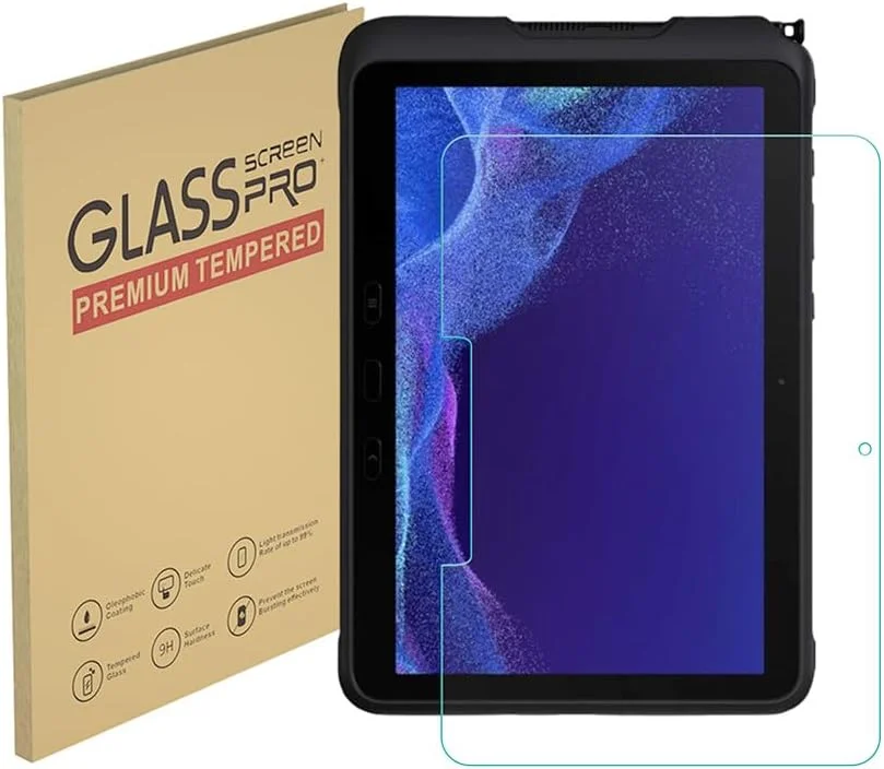 محافظ صفحه نمایش HYGMOCC برای تبلت سامسونگ گلکسی تب اکتیو 4 پرو/تب اکتیو پرو 10.1 مدل SM-T540/T545/T547، فیلم شیشه ای حرارت دیده ضد خش، بدون حباب، کیفیت بالا (1 عدد)