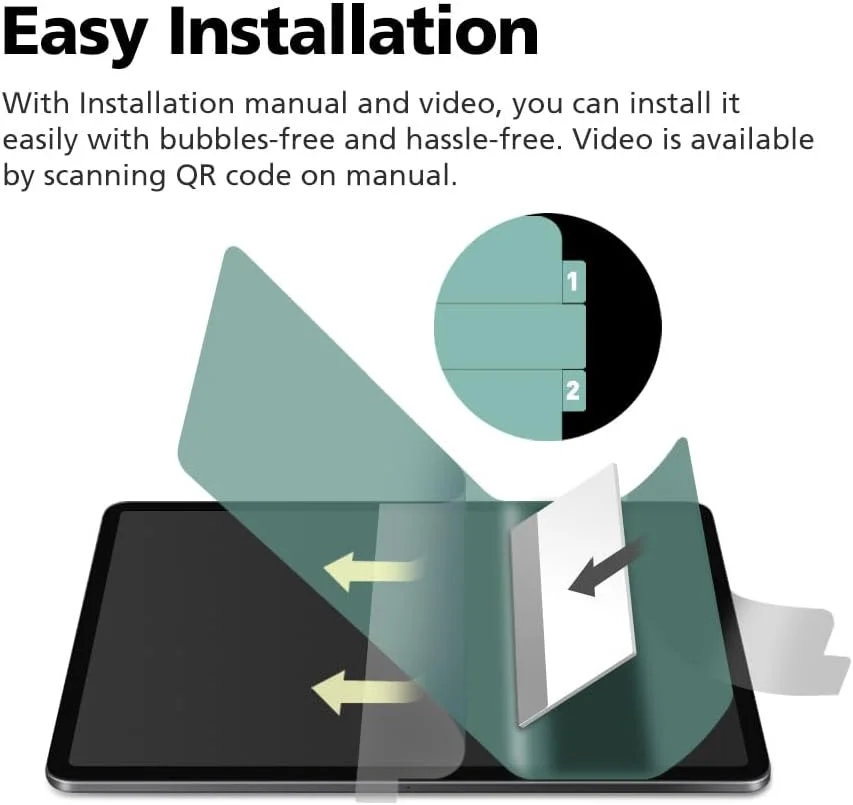 محافظ صفحه نمایش پت دیاکیوب با پوشش شیشه ای 6H برای تبلت سامسونگ گلکسی تب S6 لایت 10.4 اینچ (2024/2022/2020)، شفاف HD، سازگار با قلم S، ضد نور آبی، نشکن، نصب آسان (2 عددی)