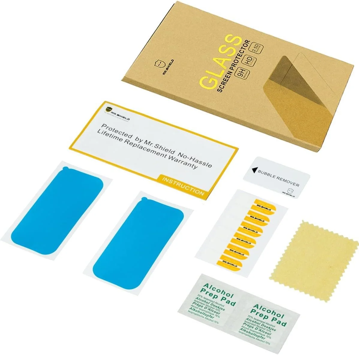 محافظ صفحه نمایش شیشه ای حرارت دیده [2 عددی] Mr.Shield، طراحی شده برای تبلت سامسونگ گلکسی تب اکتیو پرو 10.1 اینچ