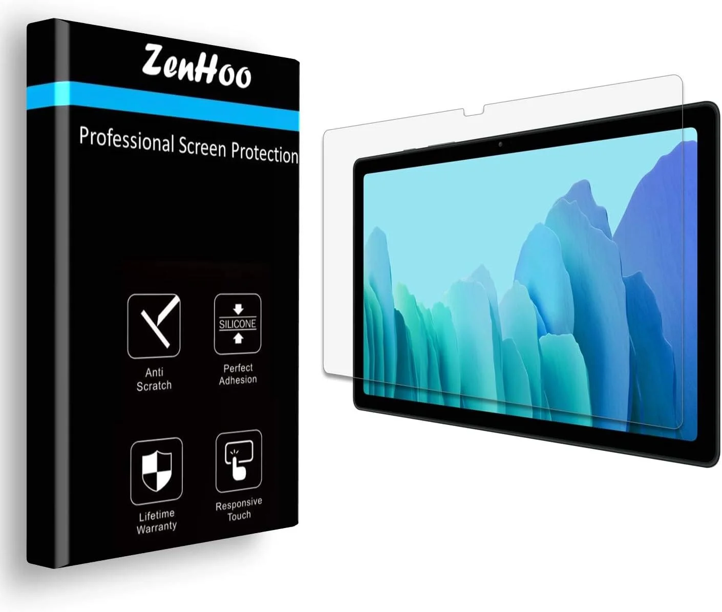 محافظ صفحه نمایش شیشه ای حرارت دیده ضد نور آبی ZenHoo برای تبلت سامسونگ گلکسی تب A7 10.4 اینچ (2020) [محافظت از چشم]