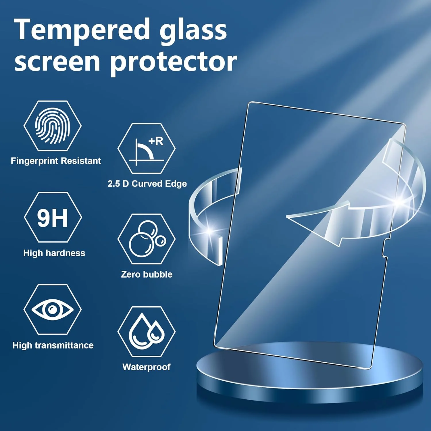 محافظ صفحه نمایش شیشه ای تمپرد Fitudoos [بسته 2 عددی] برای تبلت سامسونگ گلکسی تب S11 Ultra 14.6 اینچ، [شیشه ای تمپرد] [فوق العاده شفاف] [ضد خش] [بدون حباب]