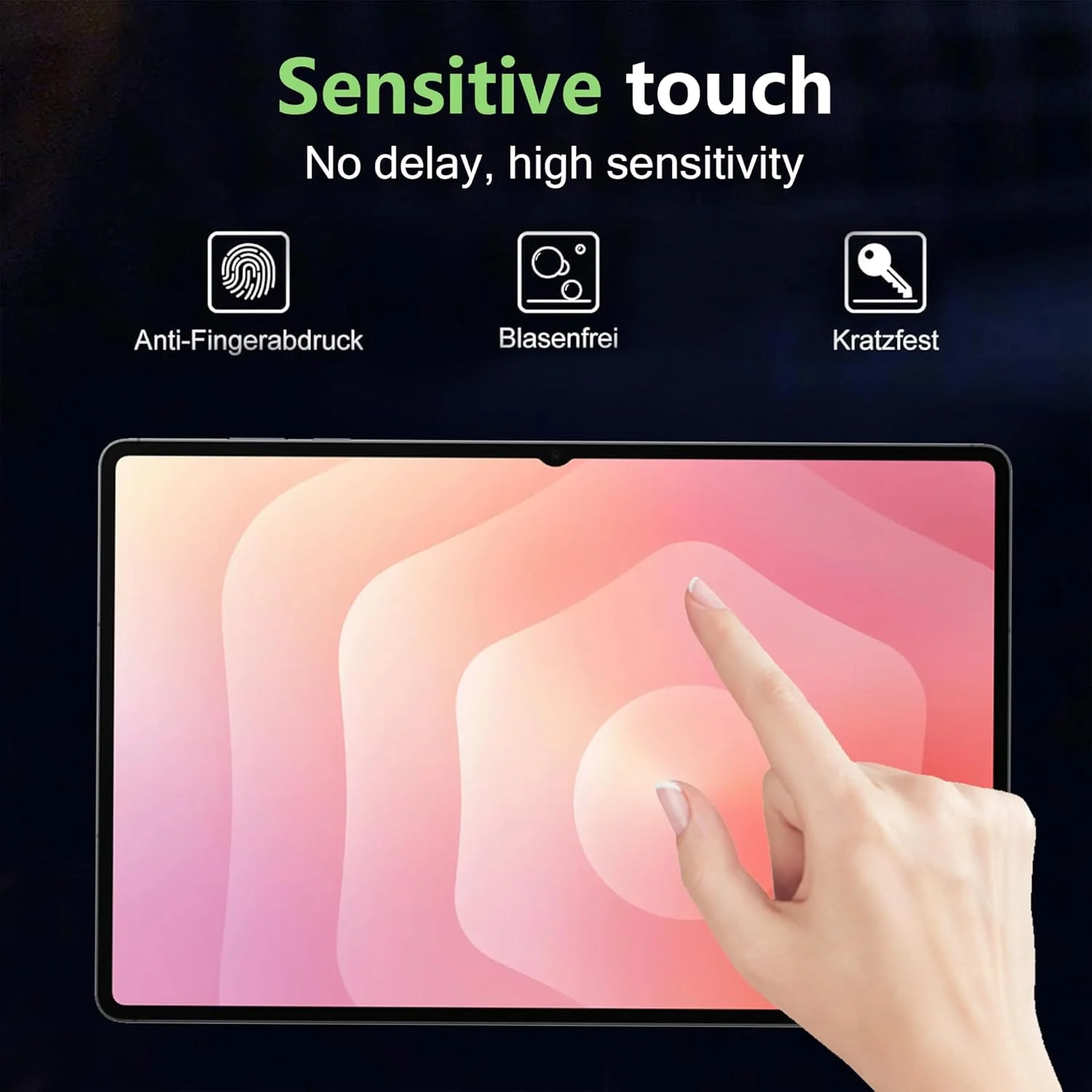 محافظ صفحه نمایش شیشه ای تمپرد Fitudoos [بسته 2 عددی] برای تبلت سامسونگ گلکسی تب S11 Ultra 14.6 اینچ، [شیشه ای تمپرد] [فوق العاده شفاف] [ضد خش] [بدون حباب]