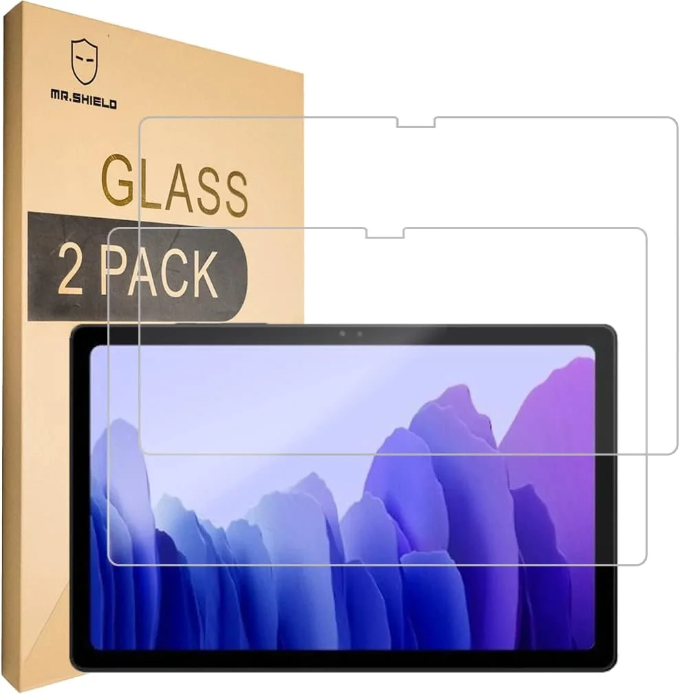 محافظ صفحه نمایش شیشه ای حرارت دیده [2 عددی] Mr.Shield، طراحی شده برای تبلت سامسونگ گلکسی تب A7 (2020) 10.4 اینچی (SM-T500/T505/T507)