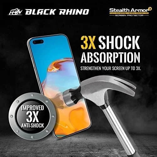 محافظ صفحه نمایش سامسونگ A03 - عملکرد شناسه اثر انگشت و شناسه چهره - پوشش چسب کامل منحنی سه بعدی - ضد خش و ترک - سازگار با قاب، هیدروژل سیلیکونی