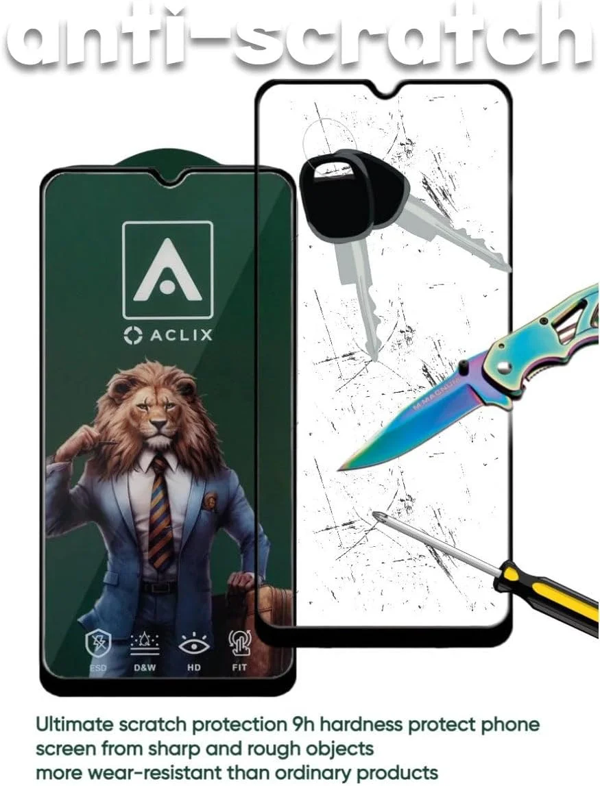 محافظ صفحه نمایش ACLIX (2 عدد) برای گوشی سامسونگ گلکسی A32 5G - شیشه حرارت دیده با سختی 9H - ضد الکتریسیته ساکن ESD، کیفیت و وضوح بالا محافظ صفحه نمایش ACLIX (2 عدد) برای گوشی سامسونگ گلکسی A32 5G - شیشه حرارت دیده با سختی 9H - ضد الکتریسیته ساکن ESD، کیفیت و وضوح بالا