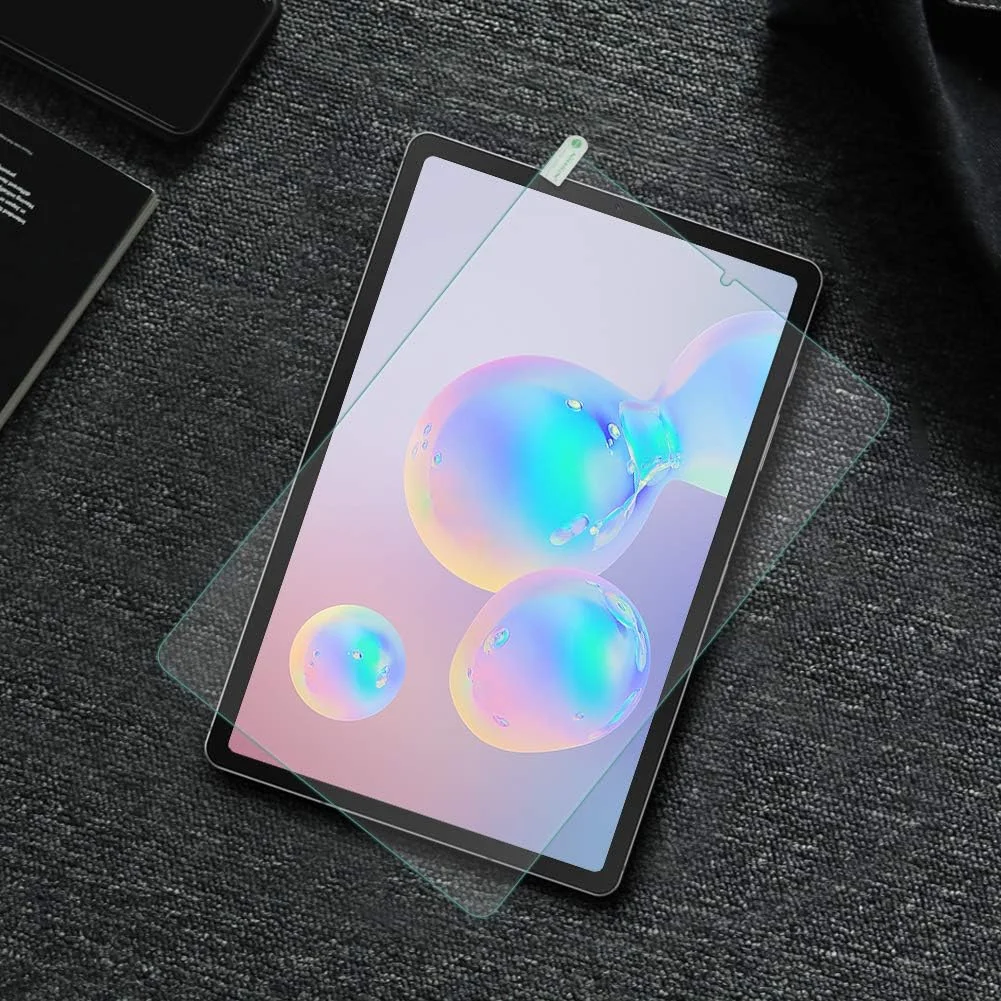 محافظ صفحه نمایش شیشه ای فوق نازک 9H+ 2.5D نیلکین برای تبلت سامسونگ Tab S6 و محافظ صفحه نمایش شیشه ای حرارت دیده برای تبلت سامسونگ Galaxy Tab S6 Lite (مخصوص Tab S6 Lite) محافظ صفحه نمایش شیشه ای فوق نازک 9H+ 2.5D نیلکین برای تبلت سامسونگ Tab S6 و محافظ صفحه نمایش شیشه ای حرارت دیده برای تبلت سامسونگ Galaxy Tab S6 Lite (مخصوص Tab S6 Lite)
