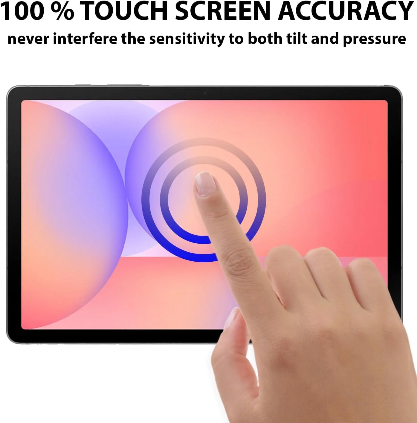محافظ صفحه نمایش آل حتروشی سازگار با سامسونگ گلکسی تب S10 لایت، شیشه حرارت دیده [پوشش کامل HD] [نصب آسان] [مقاوم در برابر خراش] [سختی 9H] فیلم محافظ