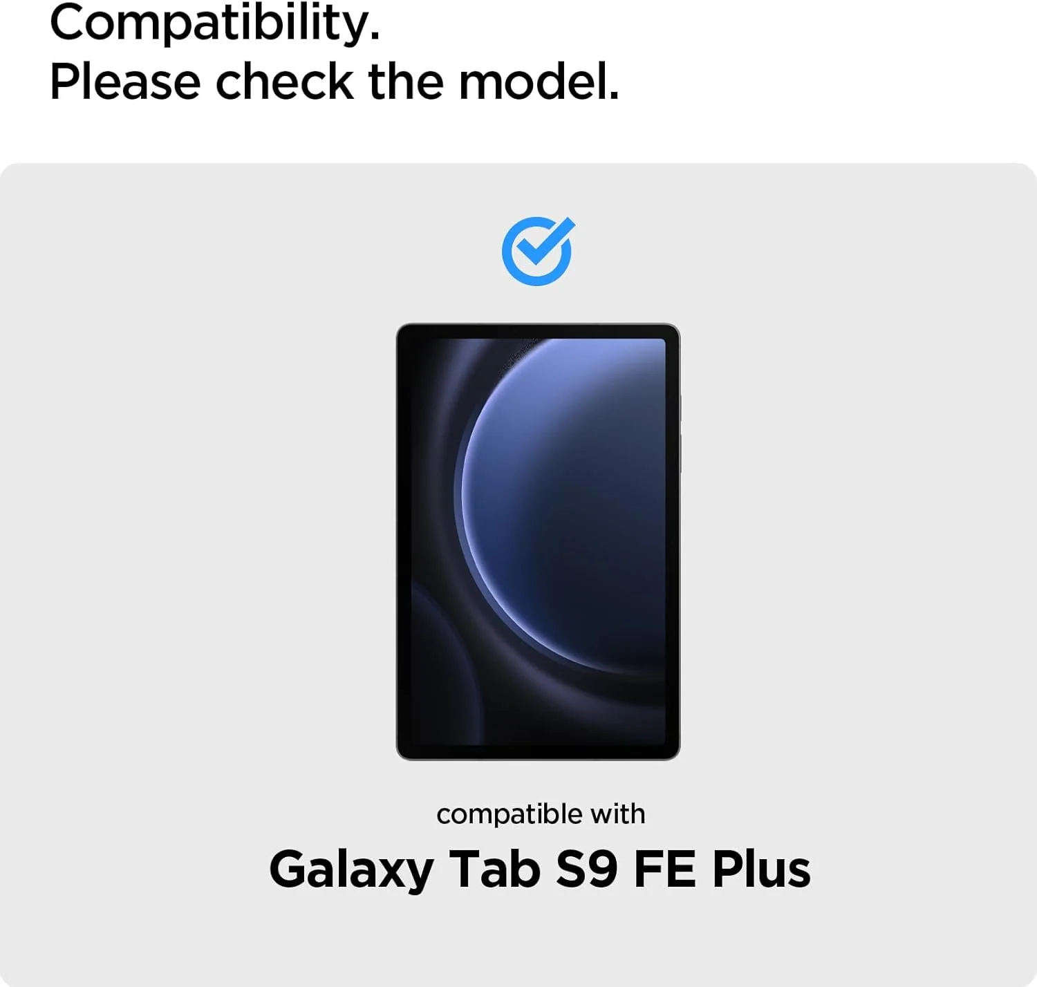 محافظ صفحه نمایش شیشه ای باریک Spigen GLAStR، طراحی شده برای تبلت Samsung Galaxy Tab S9 FE PLUS (12.4 اینچ)، شیشه حرارت دیده درجه یک