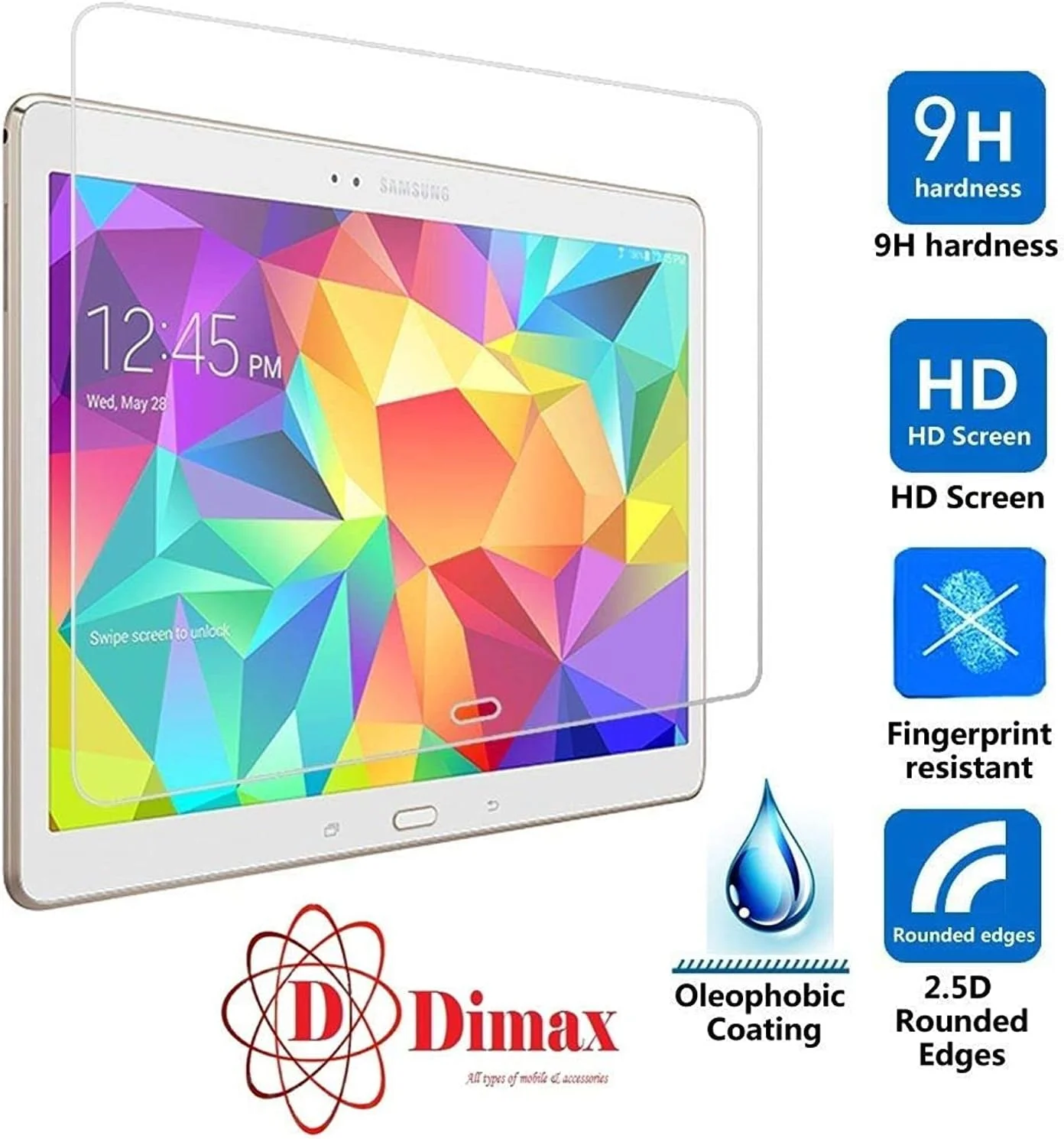 Tempered Glass Screen Protector Film for Samsung Galaxy Tab S T800 T805 10.5 inch Tempered Glass Screen Protector Film for Samsung Galaxy Tab S T800 T805 10.5 inch
