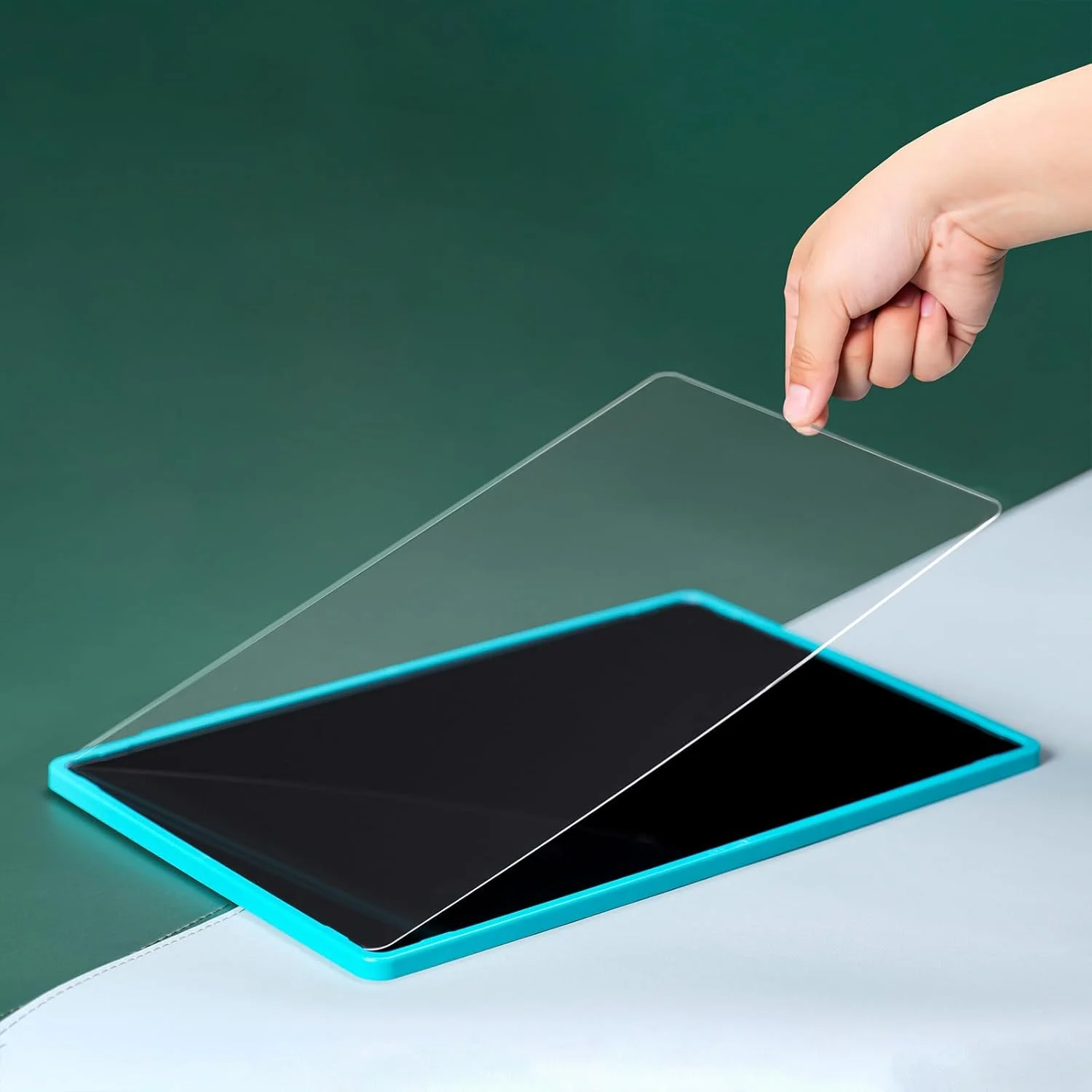 محافظ صفحه نمایش Ibywind برای تبلت سامسونگ گلکسی تب S10 FE+ 13.1 اینچ، شامل 2 عدد شیشه حرارت دیده [حسگر اثر انگشت، نصب آسان، محافظ صفحه نمایش پوشش کامل، مقاوم در برابر خراش، سختی 9H]