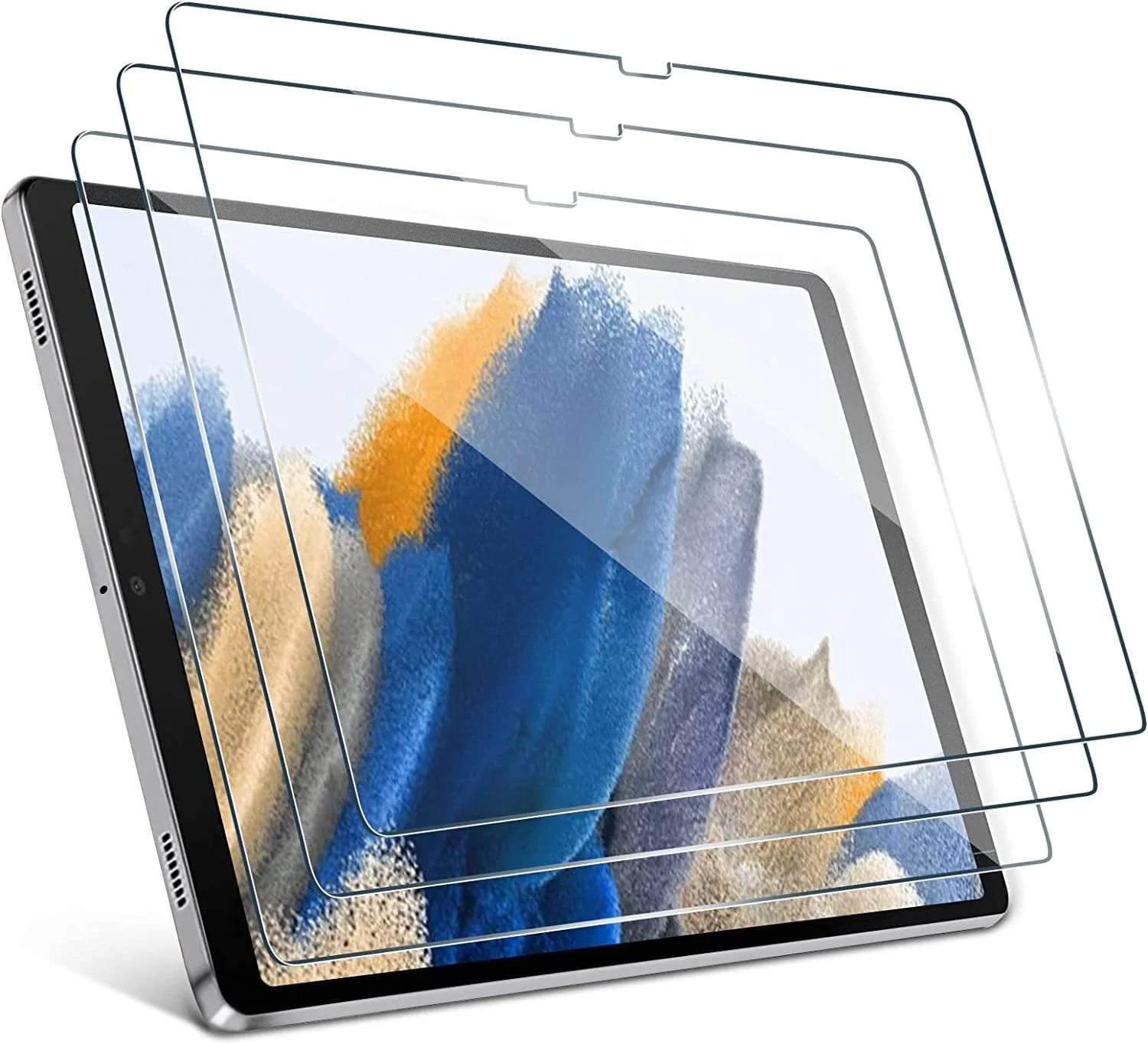 محافظ صفحه نمایش برای تبلت سامسونگ گلکسی تب A8 10.5 اینچ 2021، فیلم محافظ شیشه ای حرارت دیده، بسته 3 عددی