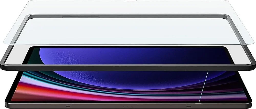 محافظ صفحه نمایش شیشه ای حرارت دیده فوق العاده قوی ZeroDamage SaharaCase برای Samsung Galaxy Tab A9+ - جنس شیشه حرارت دیده، طراحی مقاوم در برابر خراش، فناوری دفع اثر انگشت، بدون حباب