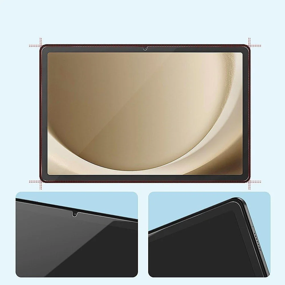 محافظ صفحه نمایش شیشه ای حرارت دیده فوق العاده قوی ZeroDamage SaharaCase برای Samsung Galaxy Tab A9+ - جنس شیشه حرارت دیده، طراحی مقاوم در برابر خراش، فناوری دفع اثر انگشت، بدون حباب