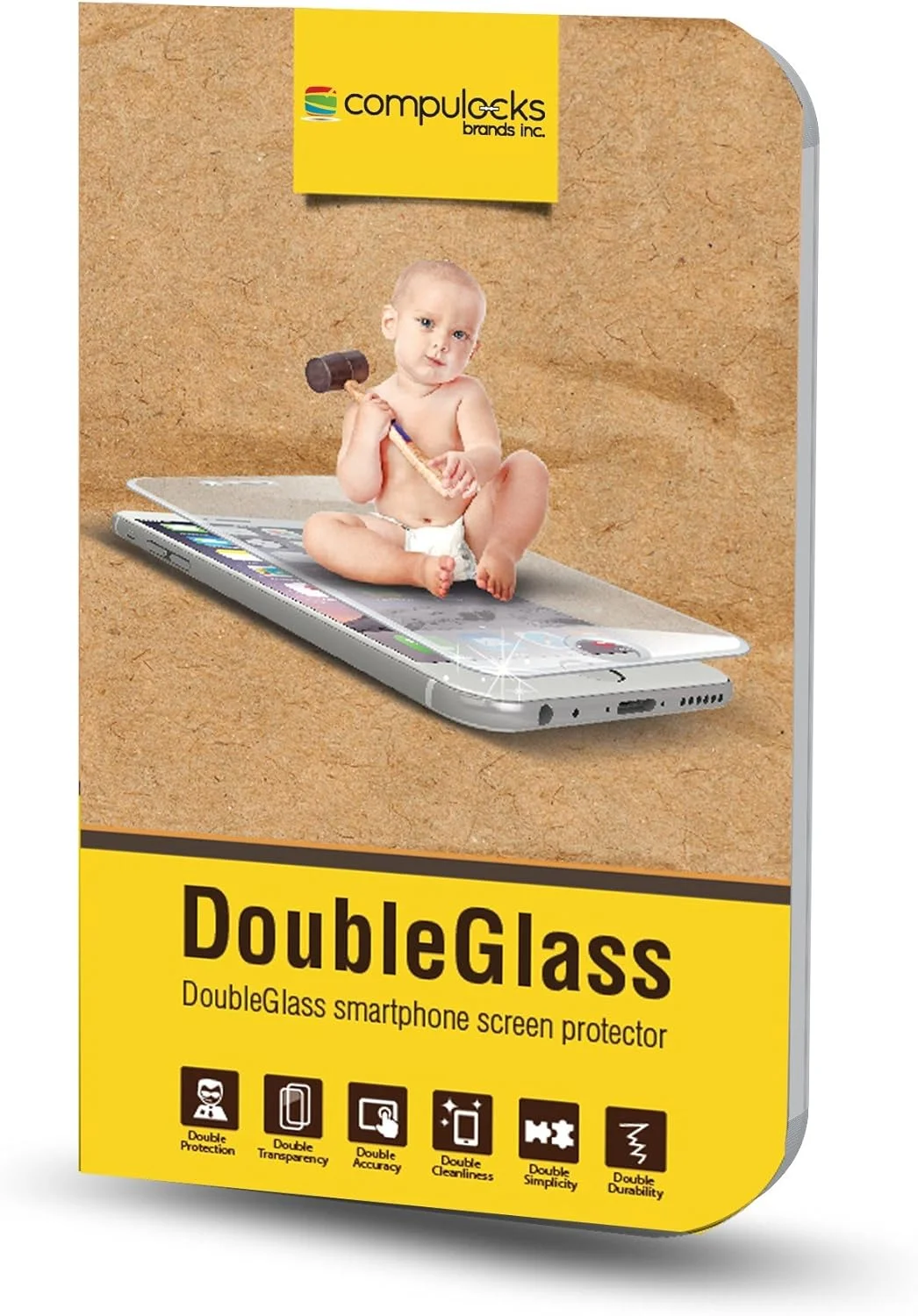 محافظ صفحه نمایش شیشه ای دو جداره Maclocks DGSGTA497 Compulocks برای Samsung Galaxy Tab A 9.7 اینچی