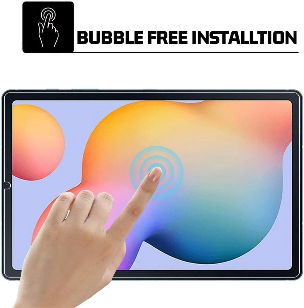 محافظ صفحه نمایش LEEBOSS برای سامسونگ گلکسی تب S6 لایت (10.4 اینچ) 2024/2022/2020، فیلم شیشه ای حرارت دیده 9H، بسته 2 عددی محافظ صفحه نمایش LEEBOSS برای سامسونگ گلکسی تب S6 لایت (10.4 اینچ) 2024/2022/2020، فیلم شیشه ای حرارت دیده 9H، بسته 2 عددی