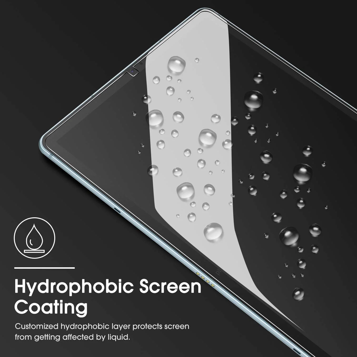 محافظ صفحه نمایش TiKeDa برای گلکسی تب S6 T860/تب S5e 10.5 اینچ (نسخه 2019)، [بسته 3 عددی] محافظ صفحه نمایش شیشه ای حرارت دیده سامسونگ گلکسی تب S6/تب S5e سازگار با قلم S، مقاوم در برابر خراش