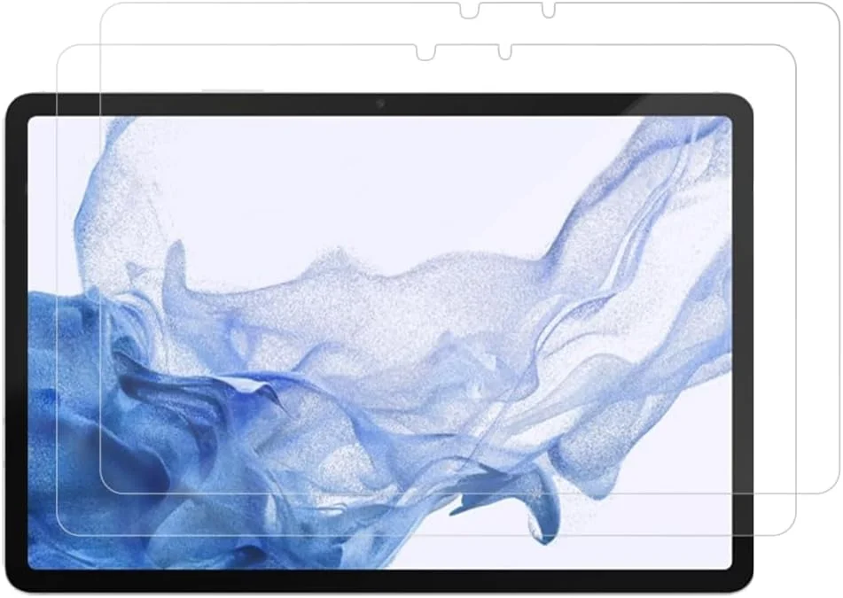 محافظ صفحه نمایش مارگون برای تبلت سامسونگ گلکسی تب S9 مدل 2023، شیشه حرارت دیده شفاف HD با سختی 9H (2 عدد)