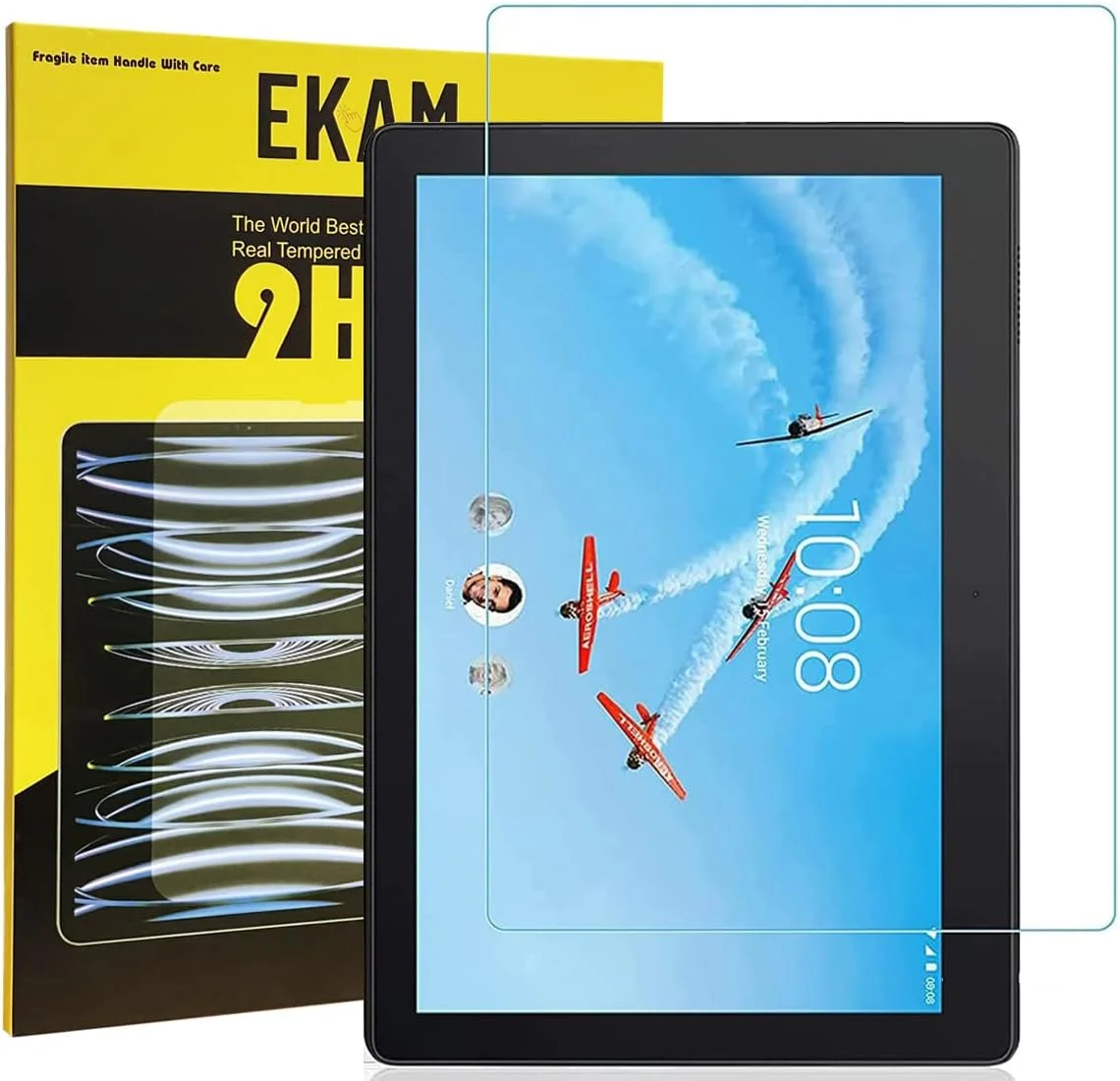 محافظ صفحه نمایش تبلت لنوو TAB E10 - محافظ صفحه شیشه ای حرارت دیده (وضوح بالا) (بدون حباب) برای تبلت لنوو TAB E10 (TB-X104F) 10.1 اینچ