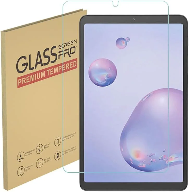 محافظ صفحه نمایش شیشه ای حرارت دیده برای تبلت سامسونگ گلکسی تب A [8.4 اینچ] (2020) مدل SM-T307، ضد خش، بدون حباب، کیفیت و وضوح بالا (1 عدد)