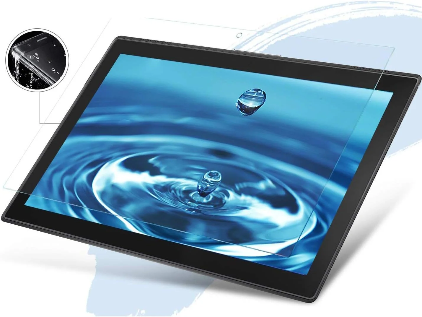 محافظ صفحه نمایش تبلت لنوو TAB E10 - محافظ صفحه شیشه ای حرارت دیده (وضوح بالا) (بدون حباب) برای تبلت لنوو TAB E10 (TB-X104F) 10.1 اینچ