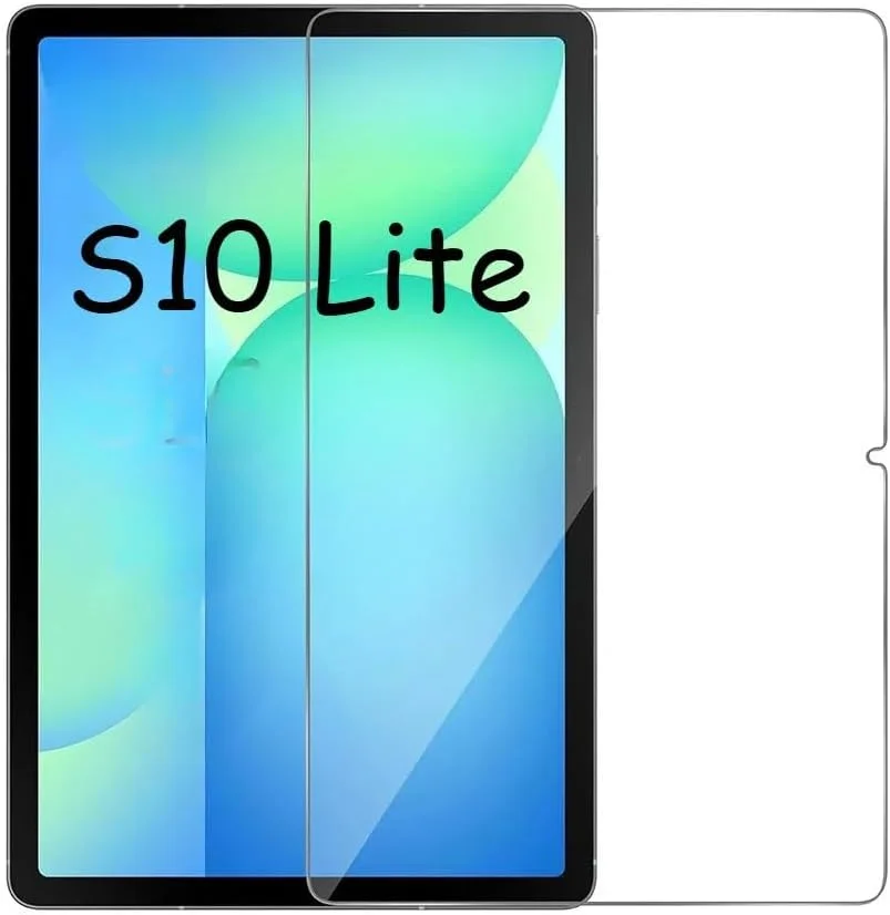 محافظ صفحه نمایش 2 عددی Gruattreay سازگار با تبلت سامسونگ گلکسی تب S10 لایت 10.9 اینچی (2025)، شیشه حرارت دیده 9H، فیلم محافظ HD بدون حباب