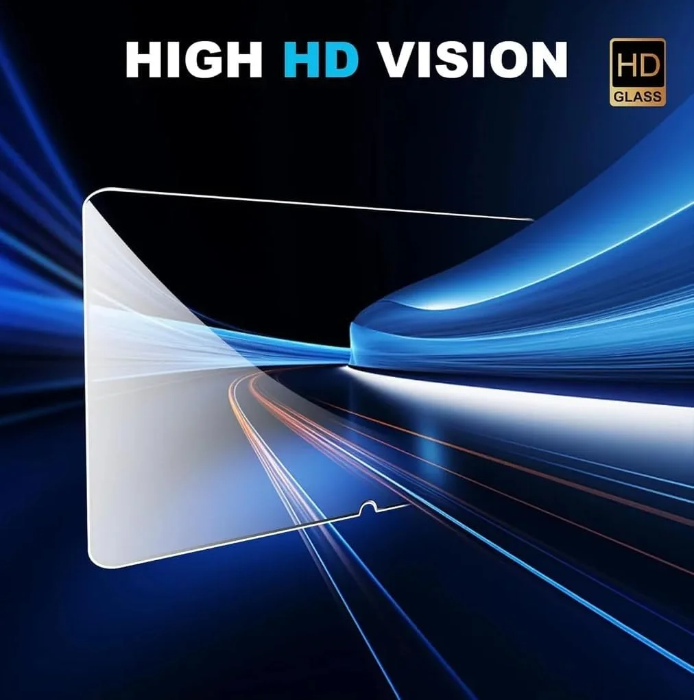 محافظ صفحه نمایش 2 عددی Gruattreay سازگار با تبلت سامسونگ گلکسی تب S10 لایت 10.9 اینچی (2025)، شیشه حرارت دیده 9H، فیلم محافظ HD بدون حباب