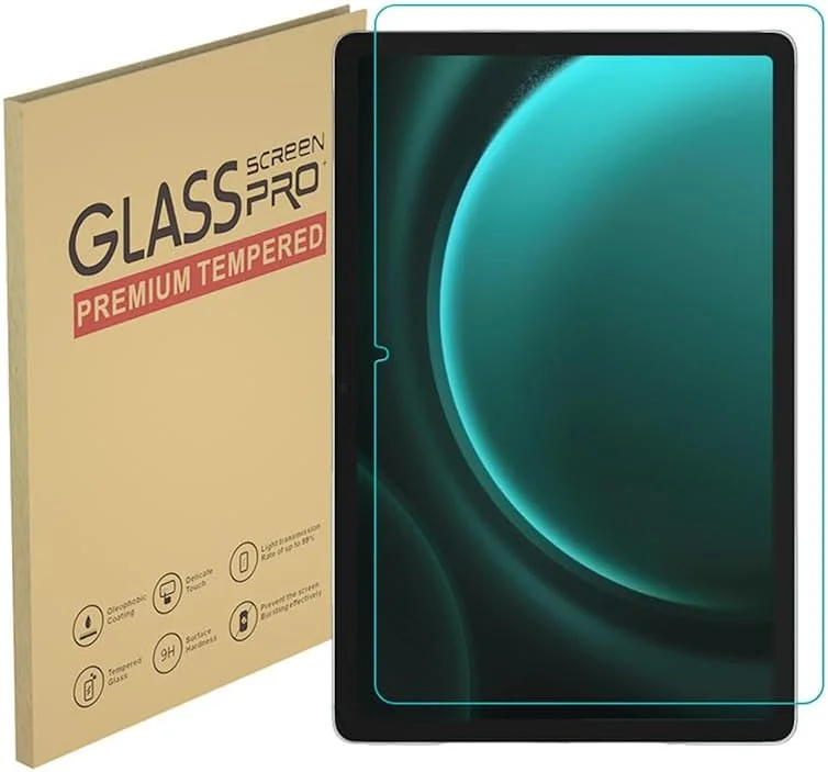 HYGMOCC Screen Protector for Samsung Galaxy Tab S9 (11 inch) / Tab S9 FE (10.9 inch) Tempered Glass Film, 9H Hardness,Anti-Scratch,Case Friendly,Bubble Free (1 pcs)