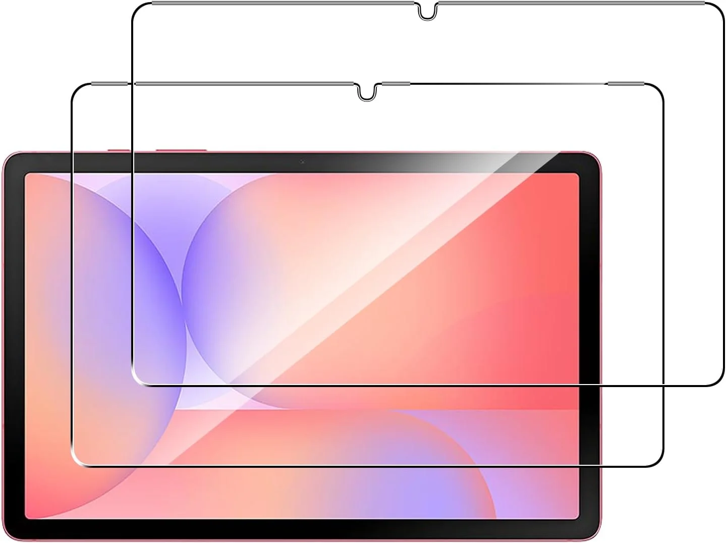 محافظ صفحه نمایش شیشه ای حرارت دیده پولاچی [2 عدد] برای تبلت سامسونگ Tab S11 Lite (10.9 اینچ)، سختی 9H ضد خش، ضد اثر انگشت و بدون حباب