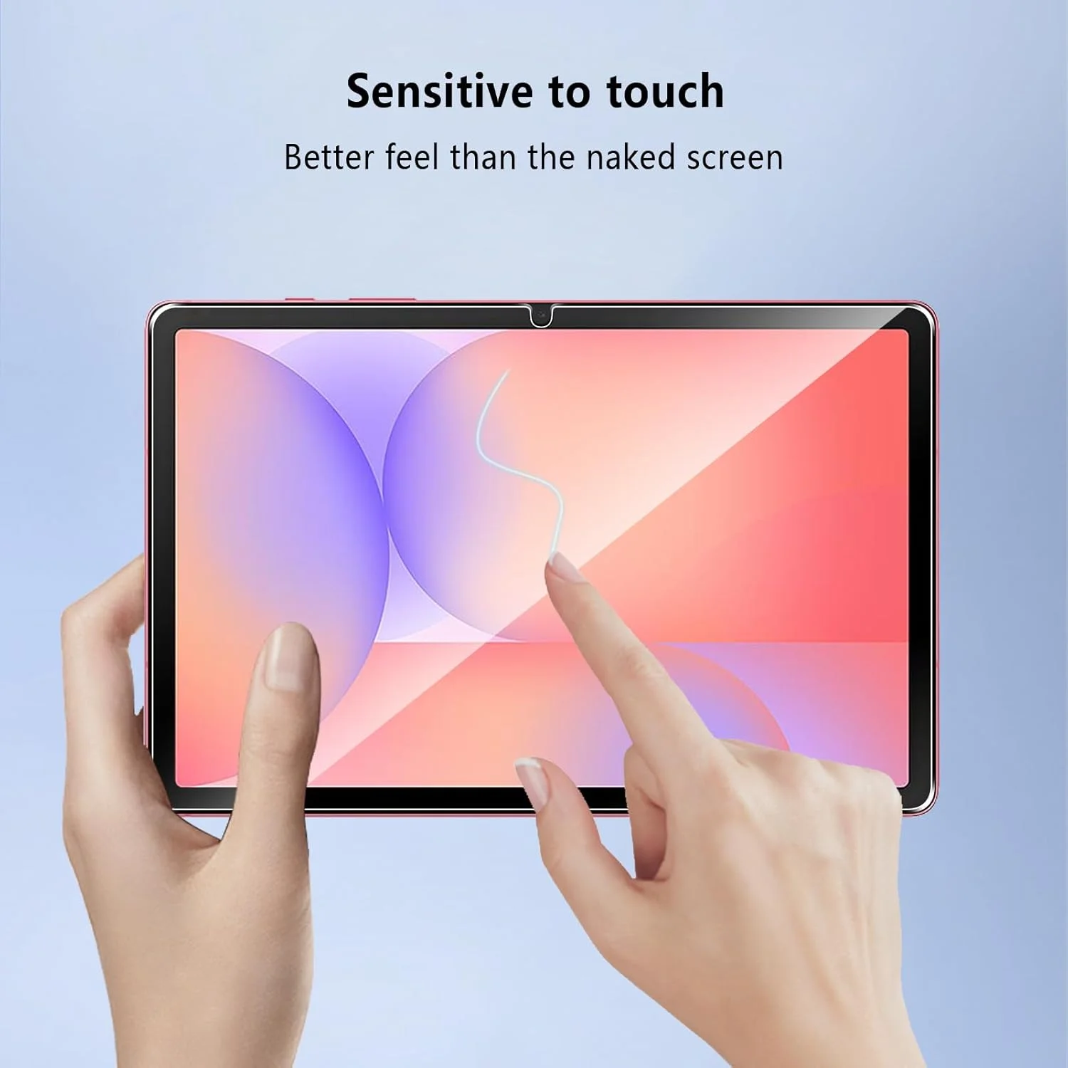 محافظ صفحه نمایش شیشه ای حرارت دیده پولاچی [2 عدد] برای تبلت سامسونگ Tab S11 Lite (10.9 اینچ)، سختی 9H ضد خش، ضد اثر انگشت و بدون حباب