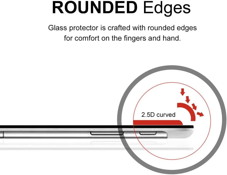 محافظ صفحه نمایش شیشه ای حرارت دیده Supershieldz برای تبلت سامسونگ گلکسی تب A 7.0 اینچ، ضد خش، ضد اثر انگشت، بدون حباب، تعویض مادام العمر