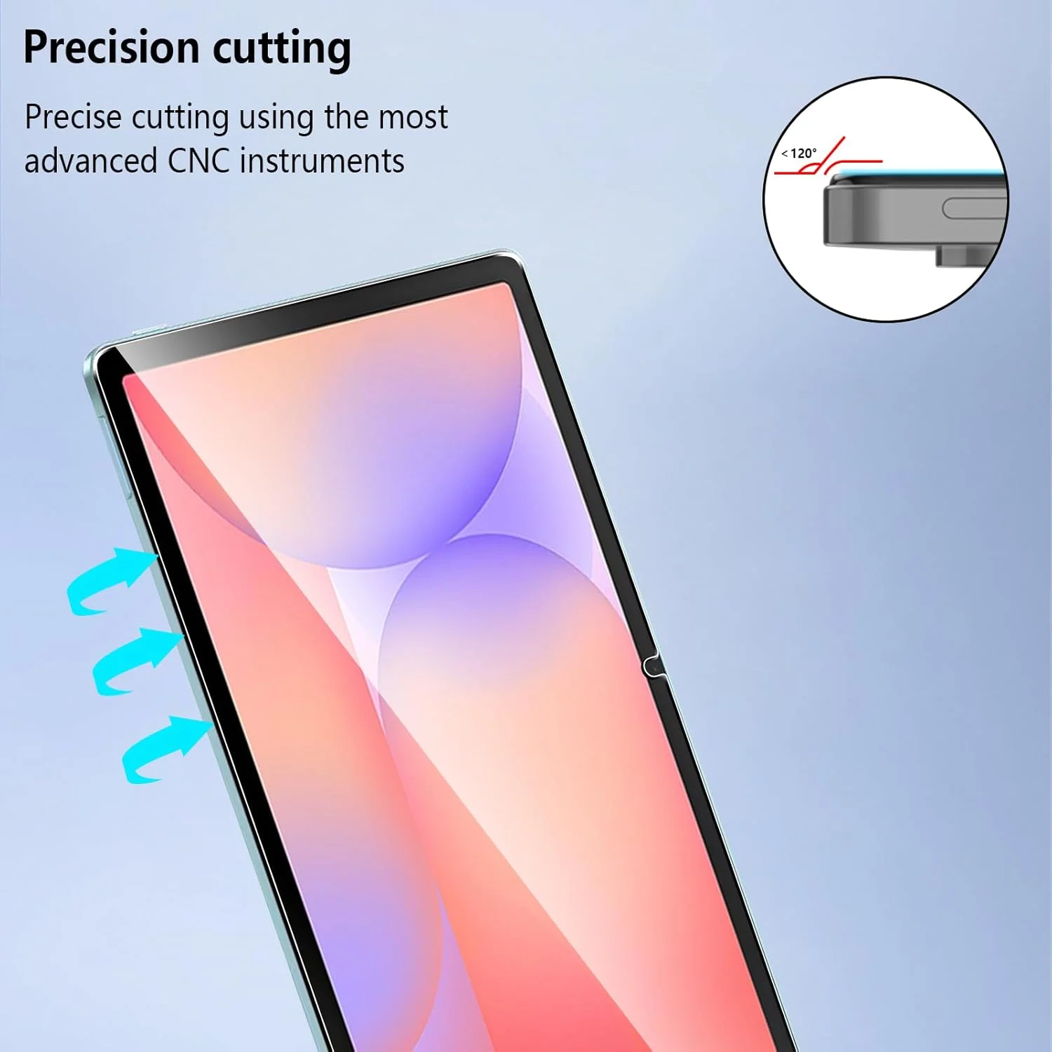 محافظ صفحه نمایش شیشه ای حرارت دیده پولاچی [2 عدد] برای تبلت سامسونگ Tab S11 Lite (10.9 اینچ)، سختی 9H ضد خش، ضد اثر انگشت و بدون حباب