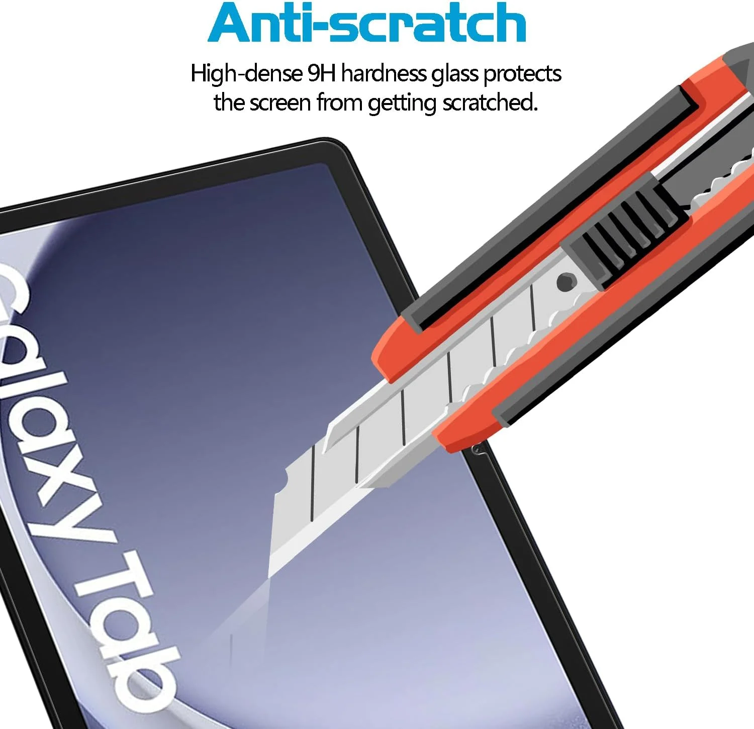 محافظ صفحه نمایش شیشه ای حرارت دیده XunyLyee برای تبلت سامسونگ گلکسی تب A9 پلاس / A9+ 11 اینچ بسته 3 عددی