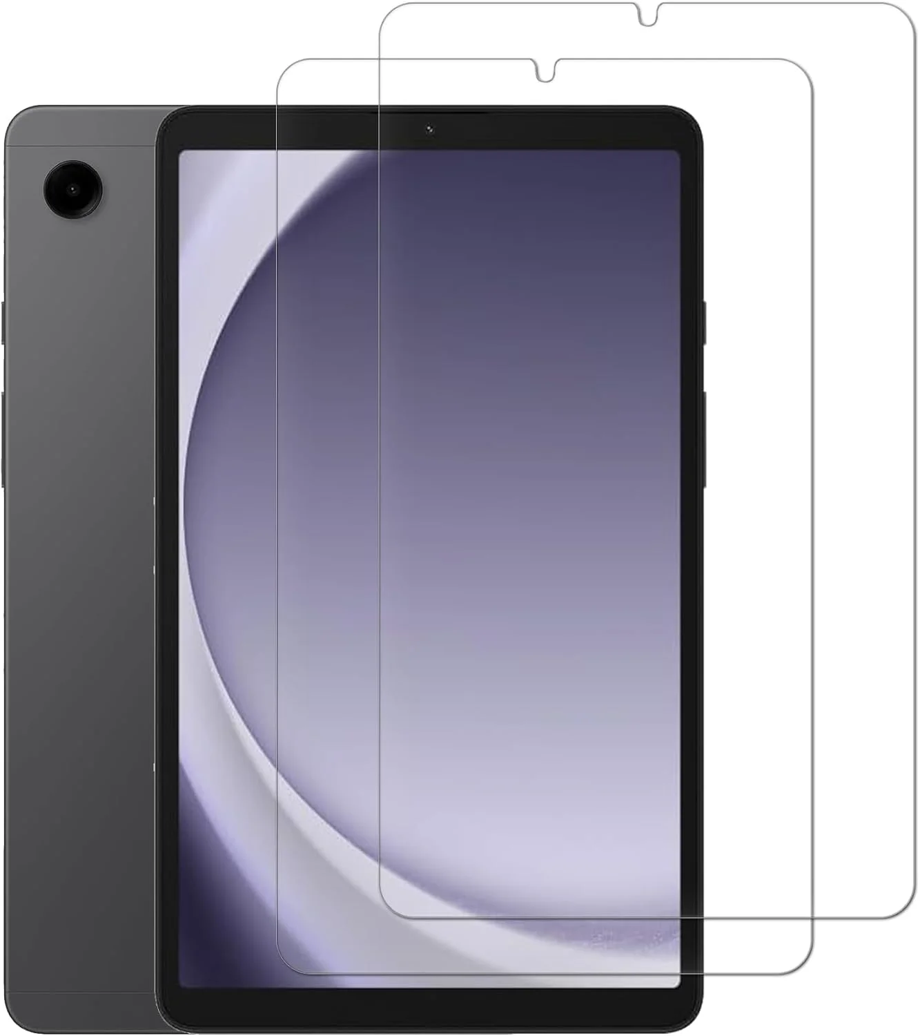 محافظ صفحه نمایش Vsjnk برای Samsung Galaxy Tab A9/SM-X110/X115 شیشه حرارت دیده 2 عددی، فیلم محافظ شفاف با سختی بالا برای Galaxy Tab A9