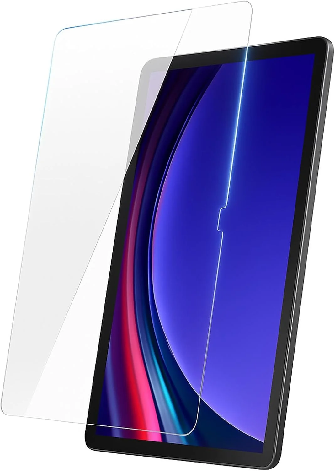 محافظ صفحه نمایش شیشه ای حرارت دیده 2.5 بعدی DUX DUCIS طراحی شده برای تبلت سامسونگ گلکسی تب S10 Ultra/S9 Ultra/S8 Ultra 14.6 اینچی، فیلم شیشه ای حرارت دیده تمام صفحه 0.33 میلی متری ضد انفجار - شفاف (1 عددی)