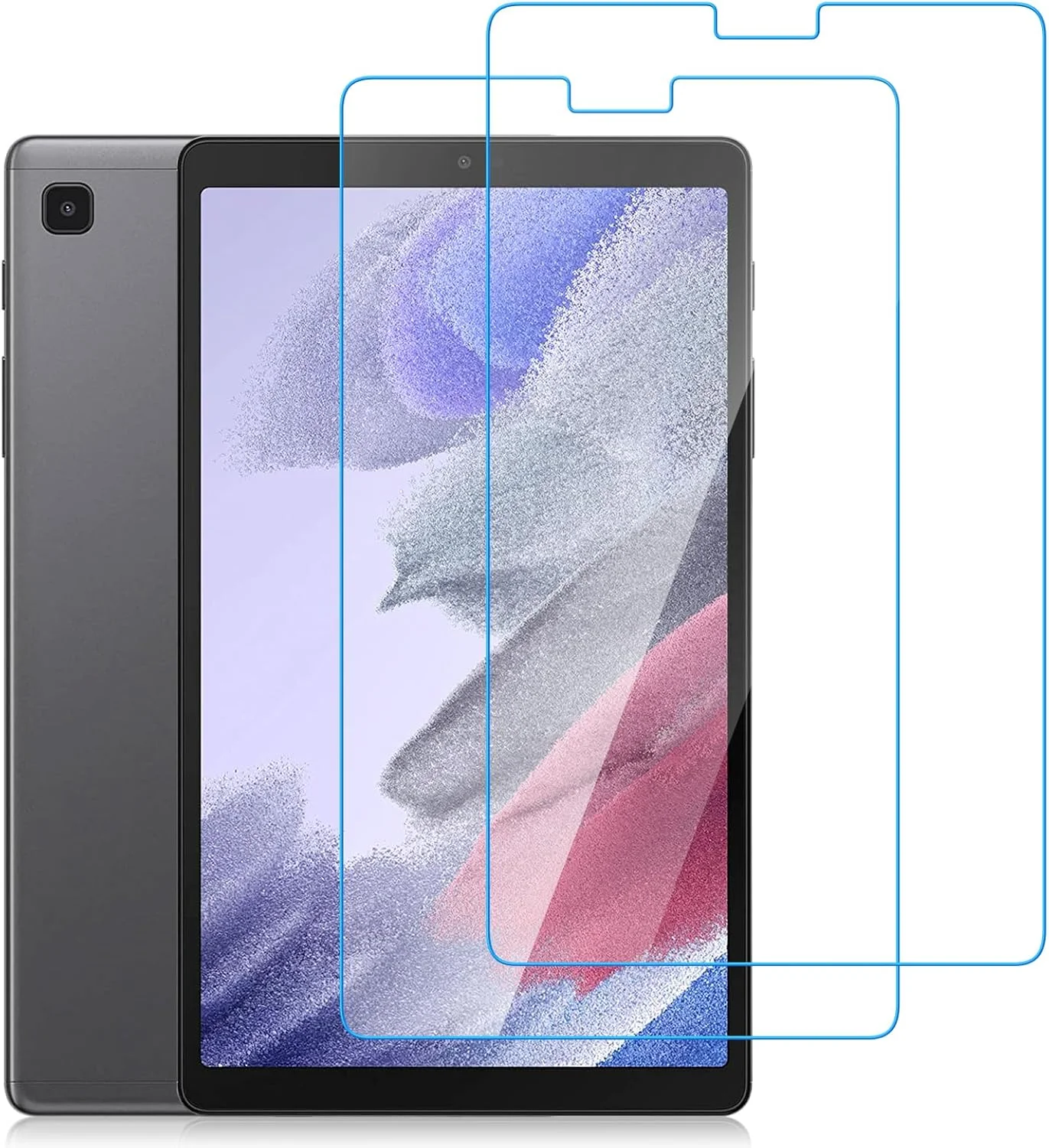 محافظ صفحه نمایش سازگار با تبلت سامسونگ گلکسی تب A7 لایت، فیلم شیشه ای حرارت دیده برای گلکسی تب A7 لایت SM-T220 / SM-T225 ضد خش نصب آسان