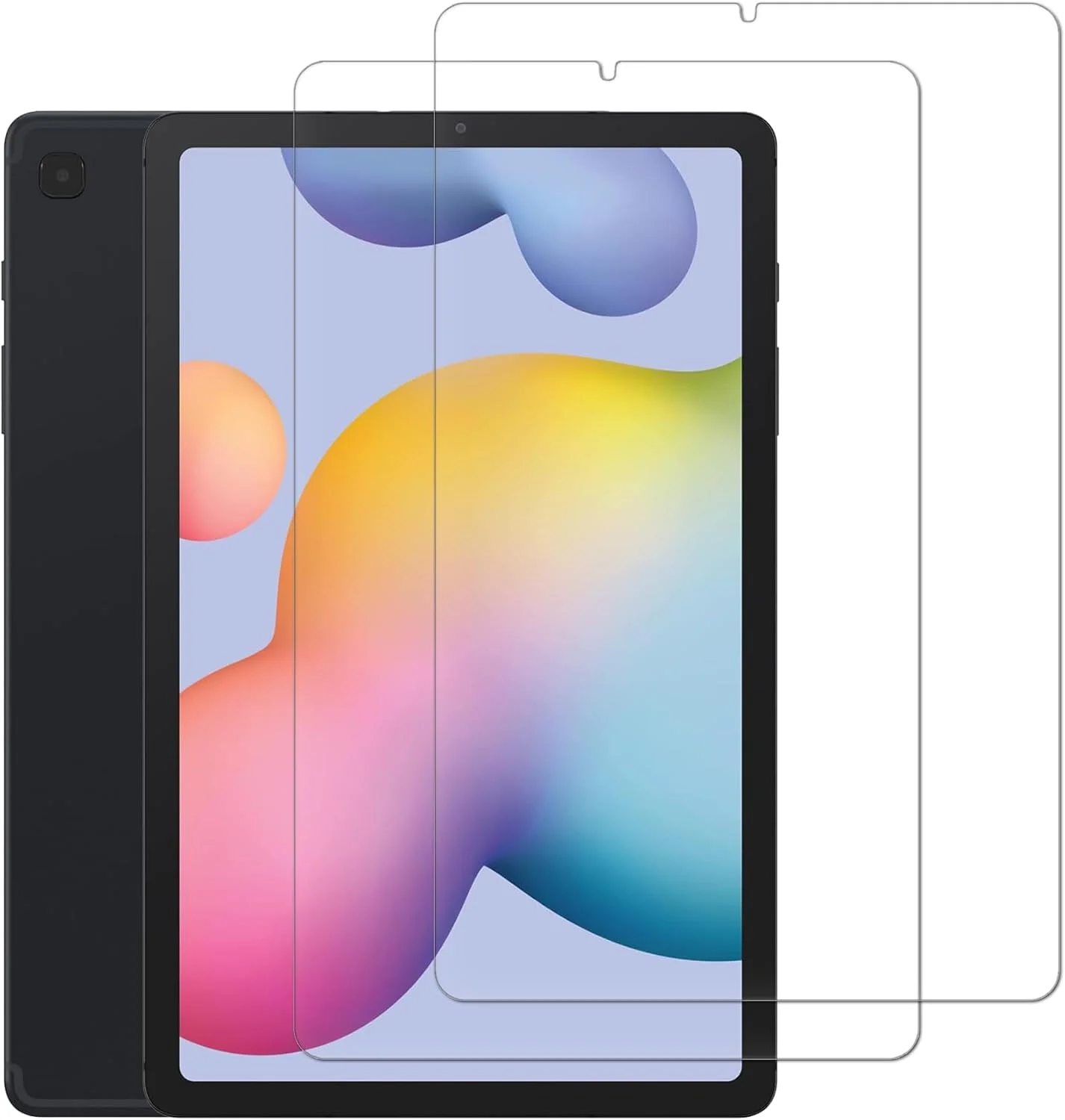 محافظ صفحه نمایش Vsjnk برای Samsung Galaxy Tab S6 lite 10.4 اینچ 2024/2022/2020 شیشه حرارت دیده 2 عددی، فیلم محافظ شفاف با سختی بالا برای SM-P620/P625/P613/P619/P610/P615