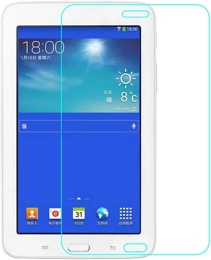 محافظ صفحه نمایش شیشه ای تمپر شده اینیکس برای تبلت سامسونگ گلکسی تب 3 لایت (SM-T111)، 7 اینچ