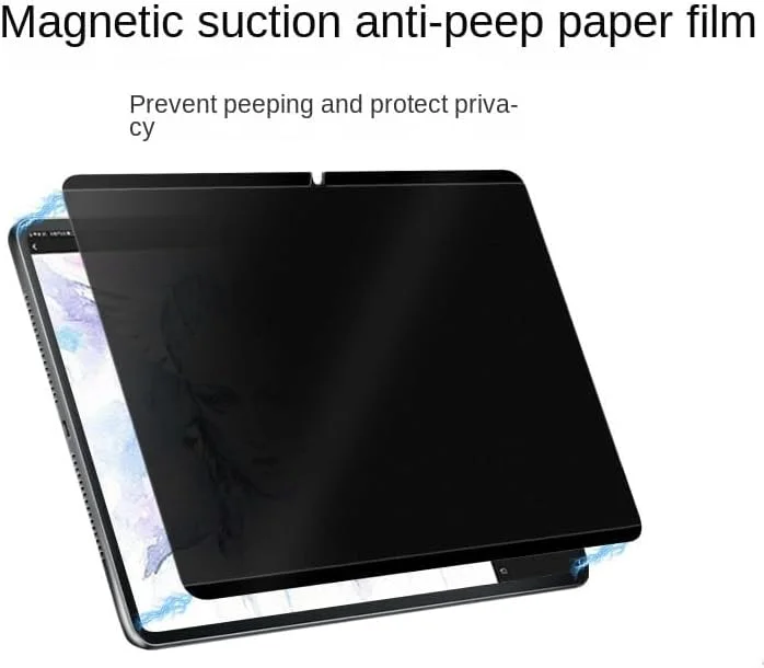 Gruattreay Anti Spy Privacy Like Paper Film Compatible with Samsung Galaxy Tab A9 Plus/ A9+ Tablet 11 Inch 2023 Magnetic Screen Protector