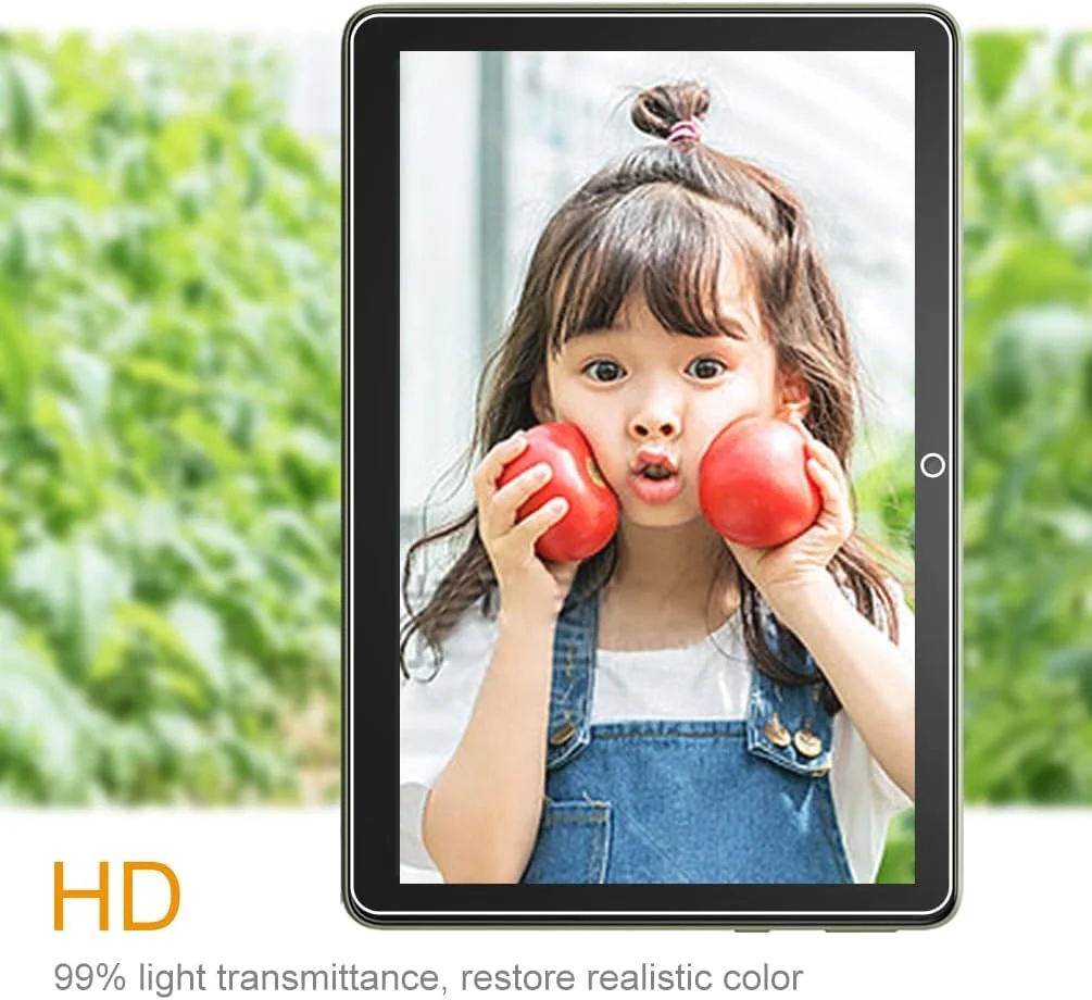 محافظ صفحه نمایش شیشه ای حرارت دیده یوسیا (2 عددی) مناسب تبلت 10 اینچی نسخه 2023، با شیشه محافظ فوق العاده نازک، شفاف، بدون حباب، HD و 2.5D با سختی 9H