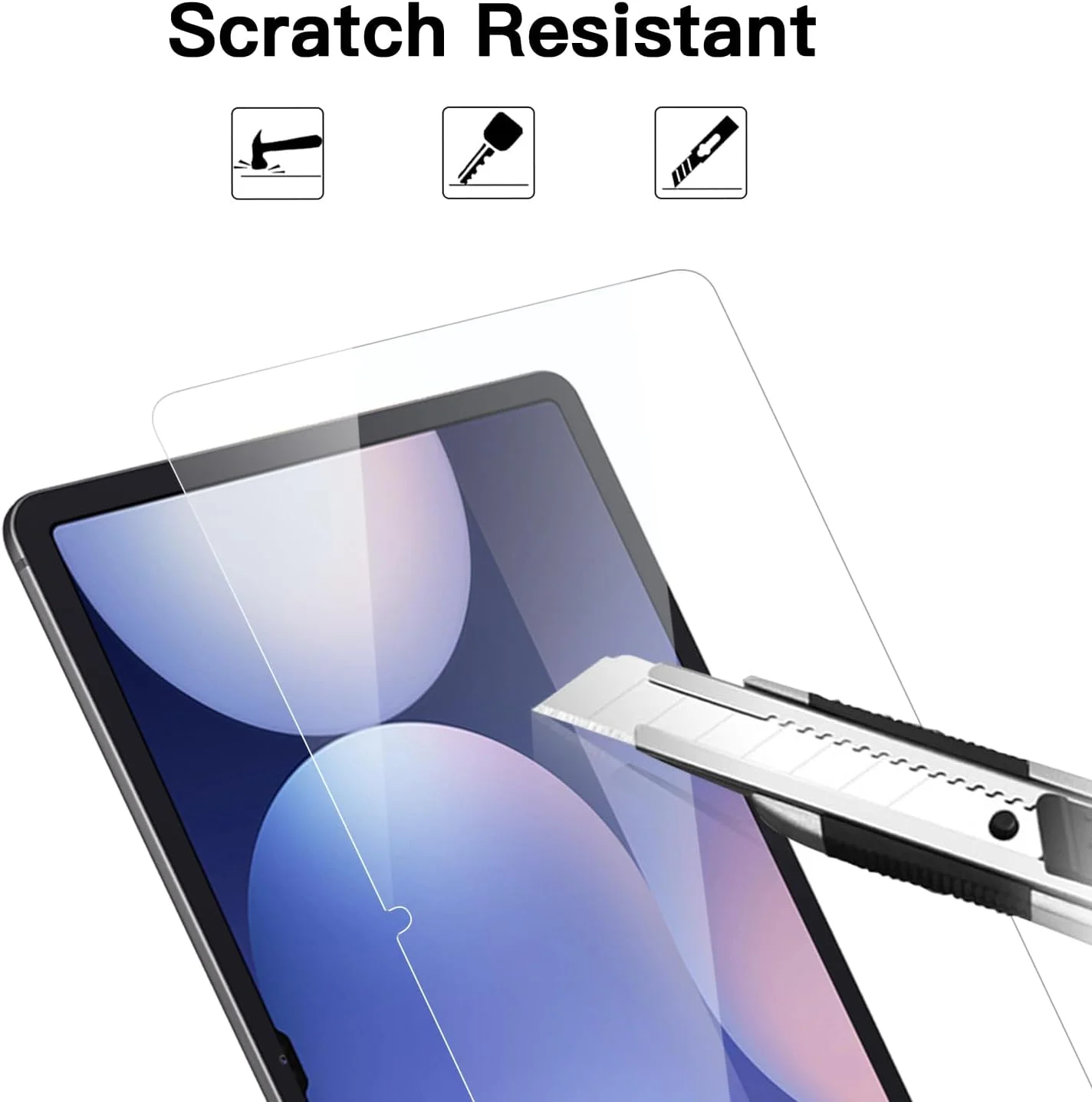 محافظ صفحه نمایش Benazcap ZtotopCases سازگار با تبلت سامسونگ گلکسی تب S8+ / گلکسی تب S7 FE / گلکسی تب S7 پلاس 12.4 اینچ، [2 عدد] محافظ صفحه نمایش حرارت دیده