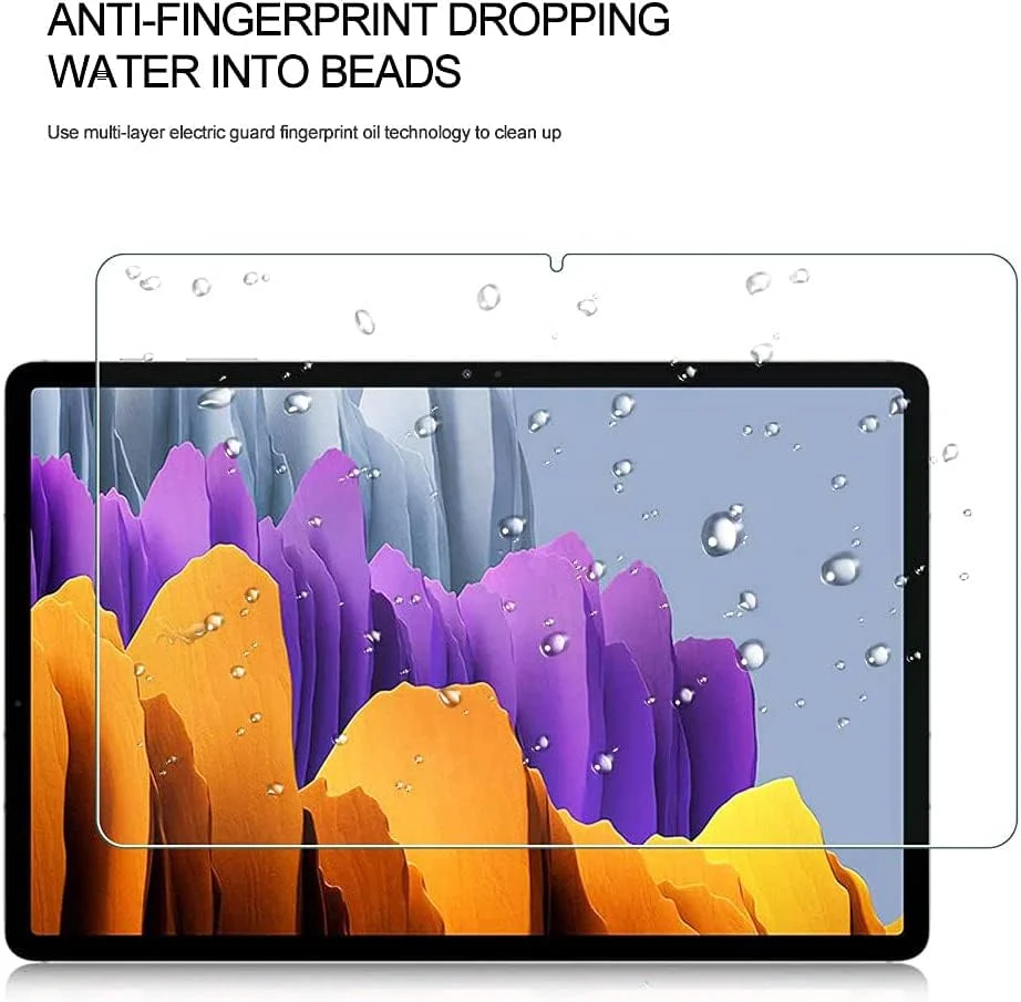 محافظ صفحه نمایش تبلت سامسونگ گلکسی تب S7 11 اینچ 2020 (مدل SM-T870/T875/T878)، محافظ صفحه نمایش شیشه ای حرارت دیده - شفاف